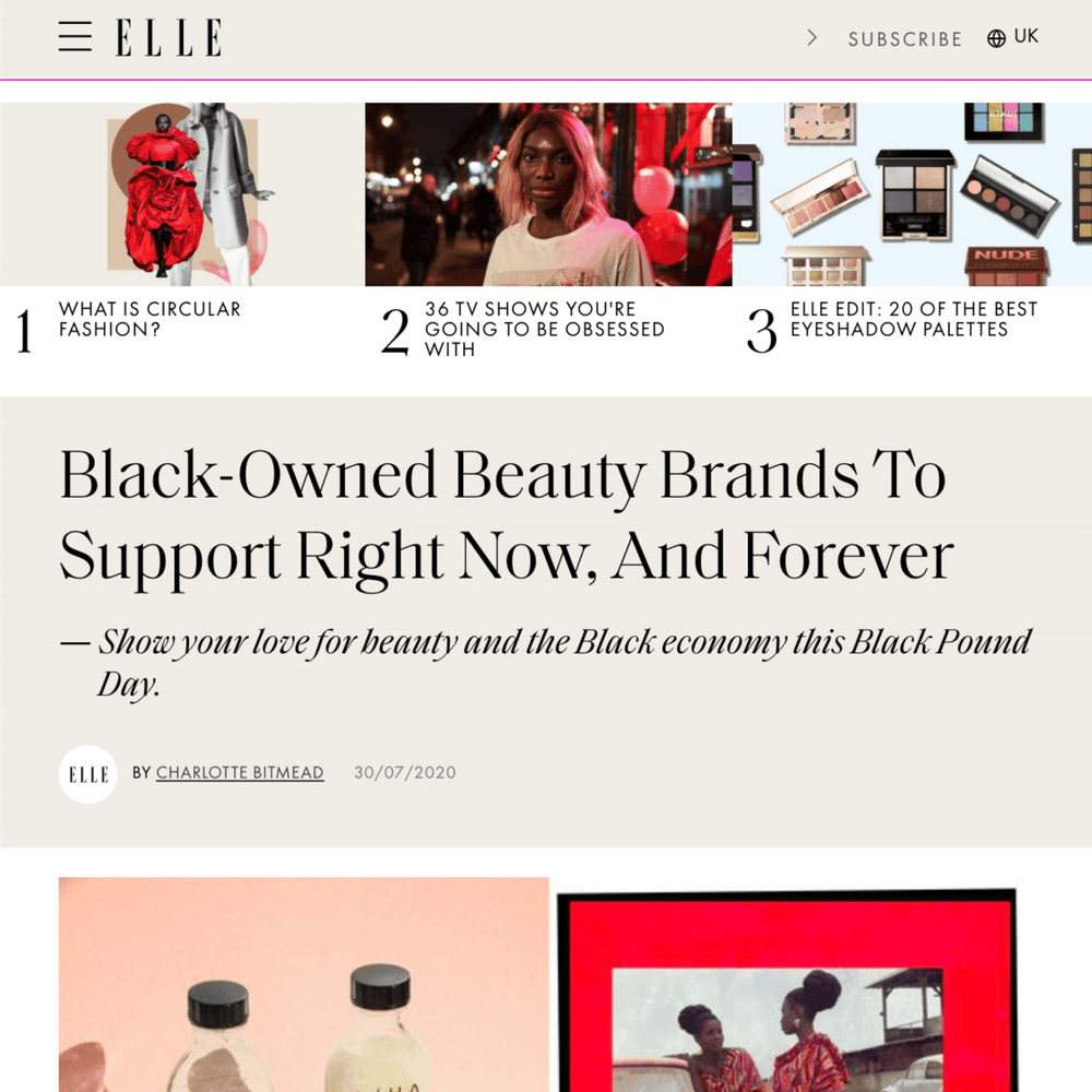 Selfmade Candle featured in ELLE