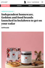 Selfmade Candle featured in The Stylists' Female Founded Brands launched in lockdown to get on your radar