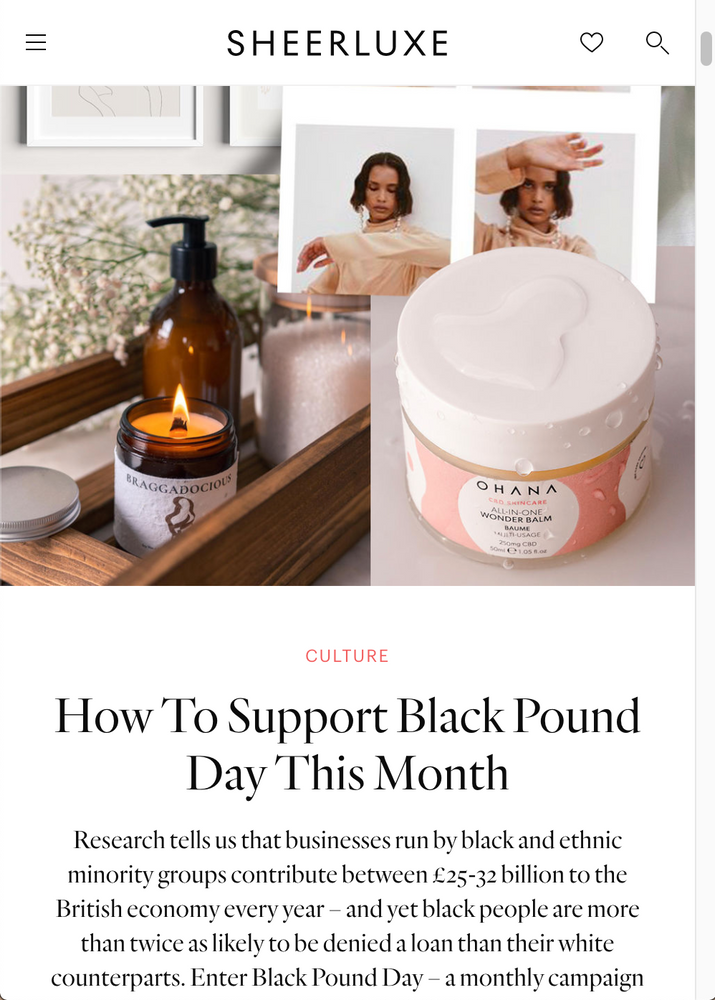 Selfmade Candle featured in Sheerluxe