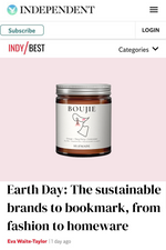 The Independent features Selfmade Candle's Soy Candles with Plantable Seeded Labels on Earth Day 
