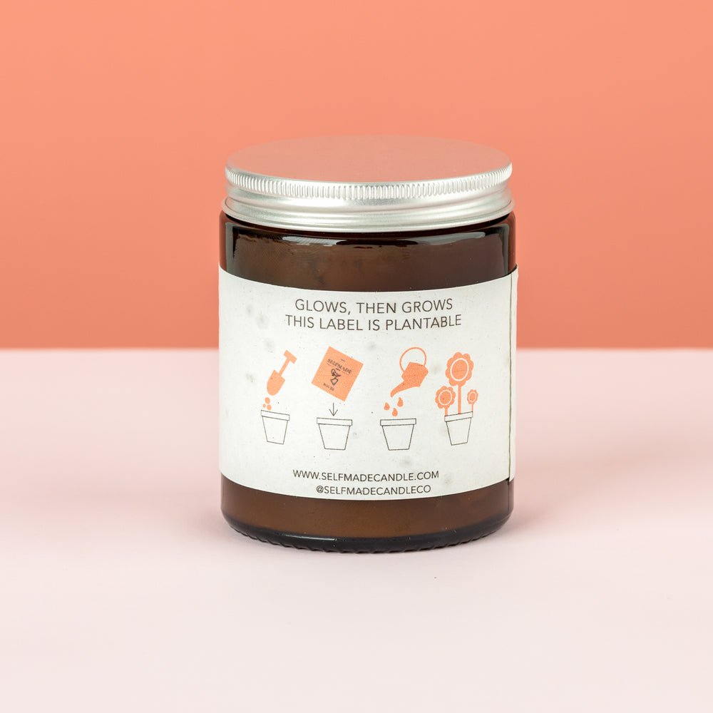 Plantable Seeded Label for Candle